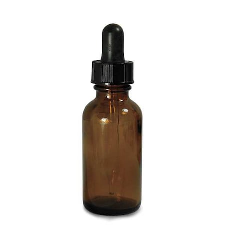 Dropper Bottle, 120mL/4oz, Glass, Ambr, PK24