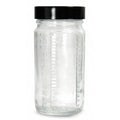 Round Grad Beaker w/ Cap 240ml, PK24