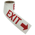 Floor Marking Tape, Message, Green, 3 in W., 10 mil Thickness
