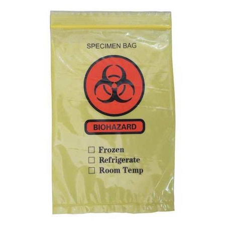 Specimen Transfer Bag, 9 In. L, PK1000