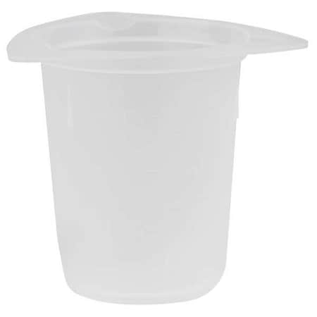 Tri-Pour Beaker, Polypropylene, Low Form, 1 L / 33.81 fl oz Capacity, Not Rated 100 PK