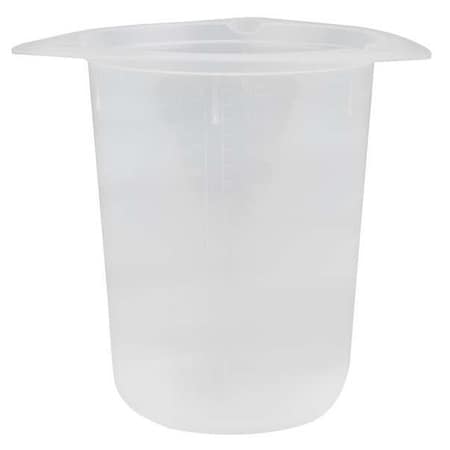 Tri-Pour Beaker, Polypropylene, Low Form, 400 mL / 13.52 fl oz Capacity, Not Rated 100 PK