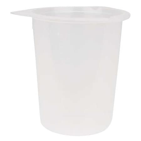Tri-Pour Beaker, Polypropylene, Low Form, 800 mL / 27.05 fl oz Capacity, Not Rated 100 PK