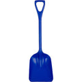 Hygienic Square Point Shovel, Polypropylene Blade, 23 1/2 in L, Blue