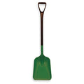 No. 3 Industrial Square Point Shovel, Plastic Blade, 30 in L, Black Polypropylene Handle