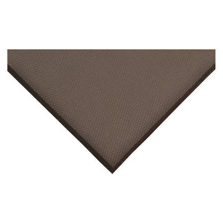 Antifatigue Mat, 3 ft. L x 2 ft. W, 3/4" Thickness, Nitrile Blend Rubber Foam, Diamond Plate, Black