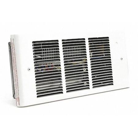Recessed Electric Wall-Mount Heater, Recessed, 1800/1350/900/450, 2400/1800/1200/600 W, 208/240V AC