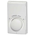 Electric Baseboard Heater Thermostat, 1 Poles, Northern White, 120/208/240/277 V AC
