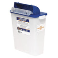 Sharps Container, 3 Gal., Hinged Lid, PK5