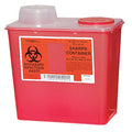 Sharps Container, 2 Gal., Chimney Top, PK5