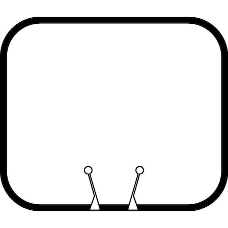 Traffic Cone Sign, 10 1/2 in H, 12 3/4 in W, 535-00097