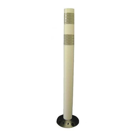 Delineator Post, Polyurethane, High-Intensity Prismatic, 36" Height, 3.5 lb, White