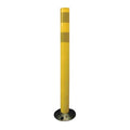 Delineator Post, Polyurethane, High-Intensity Prismatic, 28" Height, 3.5 lb, Yellow