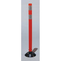 Delineator Post, Polyurethane, High-Intensity Prismatic, 28" Height, 3.5 lb, Orange