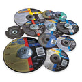 Cut-Off & Grinding Wheel, Type 27, 9 in Dia, 0.125 in Thick, 7/8 in Arbor Hole Size, Ceramic