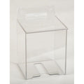 Hairnet Dispenser, PETG, clear, 4-3/4 x 7 x 4-1/2"