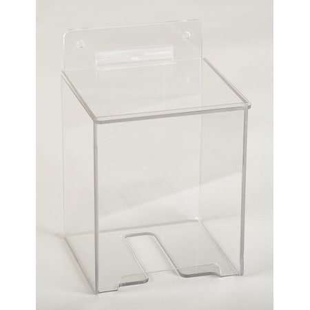 Hairnet Dispenser, PETG, clear, 4-3/4 x 7 x 4-1/2"