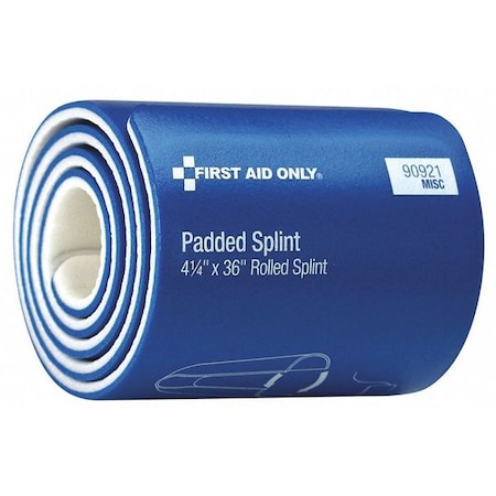 Padded Flexible Splint, Blue, 36" L