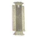 24 in L Dust Mop, Slide On Connection, Cut-End, White, Cotton, FGL15300WH00