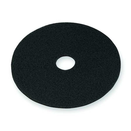 Stripping Pad, Stripping, Black, 18 in Dia, Nylon/Polyester, 5 PK