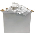 Coton Sheeting Rags 25 lb. Varies Sizes, White