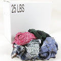Recycled Cotton Wiping Cloths, 25 lb. Varies, Assorted Colors