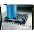 Partially Recycled High Density Polyethylene Pallet, 48 in L, 48 in W, 5 1/8 in H, 4, 000 lb Dynamic