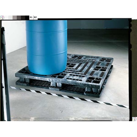 Partially Recycled High Density Polyethylene Pallet, 48 in L, 48 in W, 5 1/8 in H, 4, 000 lb Dynamic