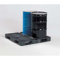Partially Recycled High Density Polyethylene Pallet, 48 7/8 in L, 48 3/4 in W, 5 1/2 in H