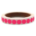 Blank Dot Label Pink 1/2", Pk1000