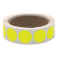 Blank Dot Label Yellow 1"W, Pk1000