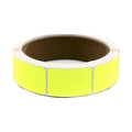 Blank Square Label Yellow 1"W, Pk500