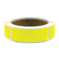 Blank Square Label 1" Yellow, Pk250