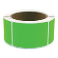 Blank Square Label Green 2"W, Pk200