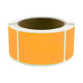 Blank Square Label 2", Orange, Pk200