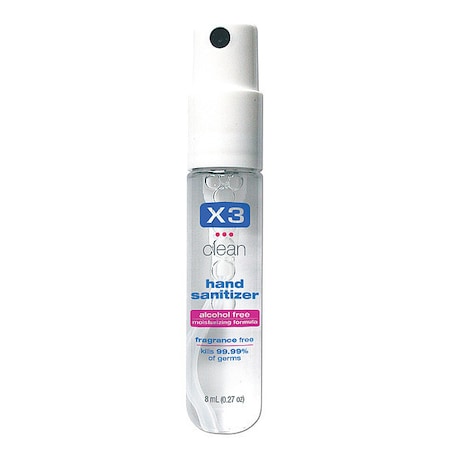 Hand Sanitizer, Size 0.27 oz., Spray
