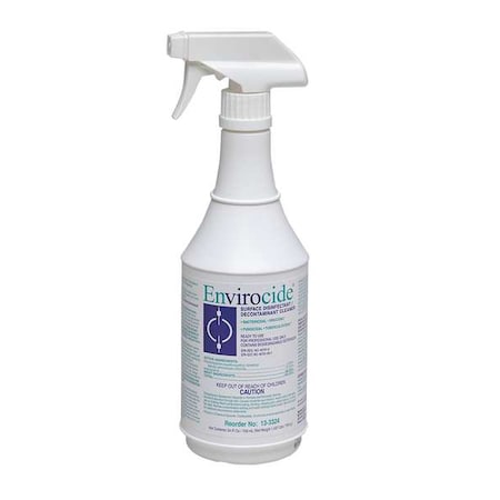 Cleaner and Disinfectant, 24 oz. Trigger Spray Bottle, Unscented