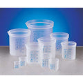 Square Ratio Beaker, Polypropylene, Low Form, 50 mL / 1.69 fl oz Capacity, Not Rated Not Applicable