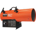 Portable Gas Torpedo Heater, Natural Gas, Intermittent Spark, 11 7/8 in Wx 25 9/16 in L