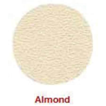 Self-Adhesive Screw Cap, 9/16 in Dia, Almond, PVC 53 PK