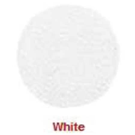 Self-Adhesive Screw Cap, 9/16 in Dia, White, PVC 53 PK
