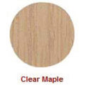 Round Poke Self-Adhesive Screw Cap, 9/16 in Dia, Maple, Wood Plain, 53 PK