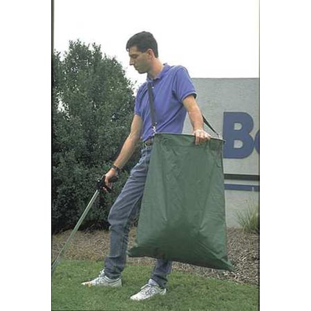 5 gal Portable Litter Bags, 18 in x 30 in, Green