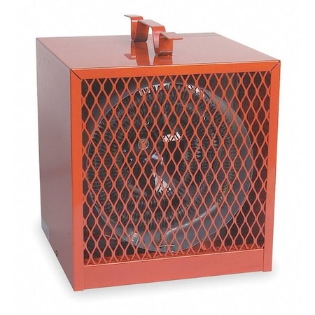 Portable Electric Jobsite & Garage Heater, 5600W/4200W, 208/240V AC, 1 Phase, 19,110 / 14,335 BtuH