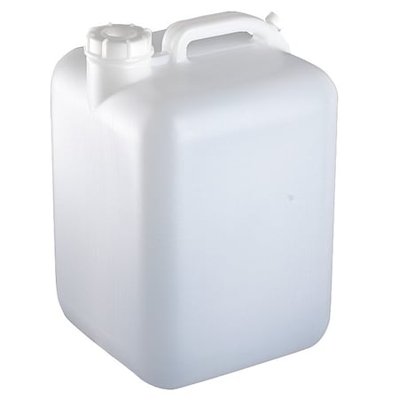 Carboy, 18.92 L Capacity - mL, 5 gal Capacity - oz, Screw On Closure, HDPE, Blow Molded Handle