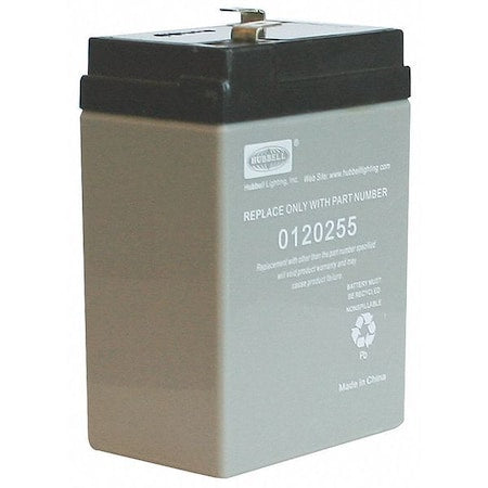 Battery,Sealed Lead Acid,6V,4.5A/HR.