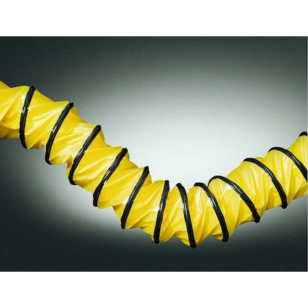 Ducting Hose, 25 ft L, 9.2" Bend Radius