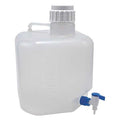 Carboy, 20 L Capacity - mL, 5.28 gal Capacity - oz, Screw On/Spigot Closure, polypropylene, White