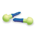 E-A-R Push-Ins Disposable Uncorded Ear Plugs, Pod Shape, NRR 28 dB, Blue/Yellow, M, 100PK