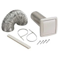 Wall Vent Kit, Flexible Duct, 5 ft. L